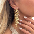 Wheat-Ear Tassel Y-Necklace | Statement Jewelry