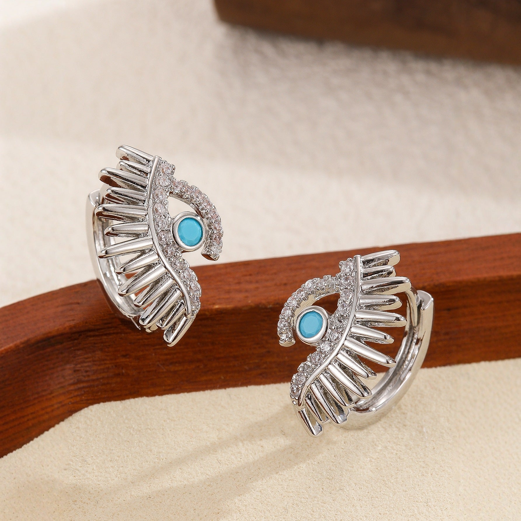 Evil Eye Charm | Protective Boho Earrings