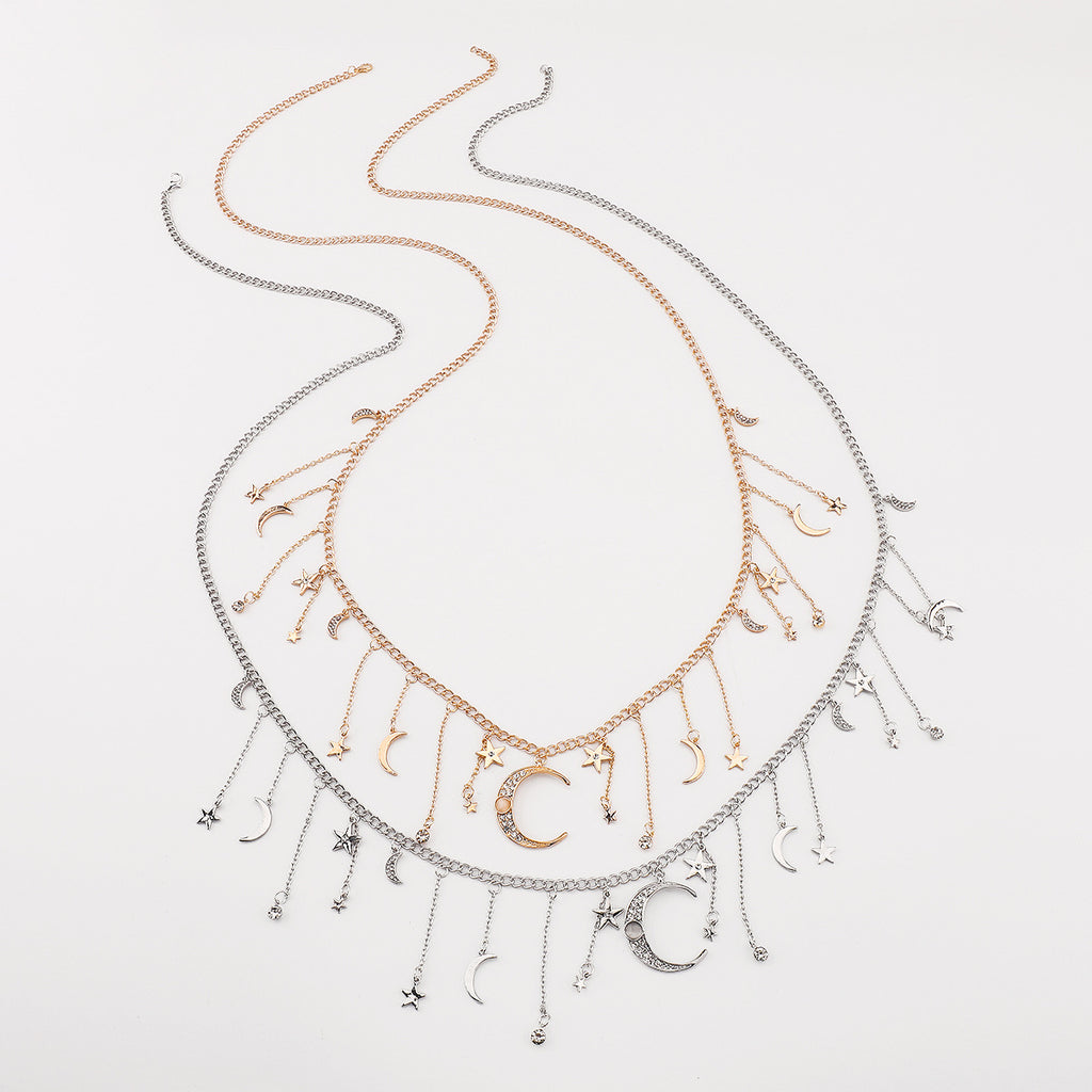 Celestial Dance | Star Moon Waist Chain