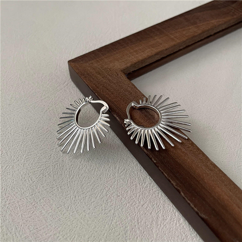 Silver Fan   | S925 Layered Ear Cuffs