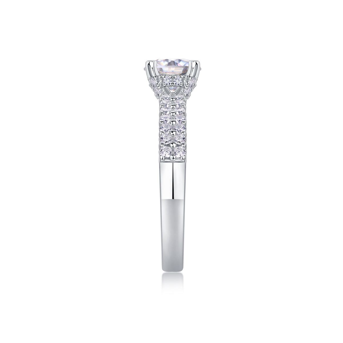 Luxury Moissanite Wedding Ring Set | S925 Sterling Silver
