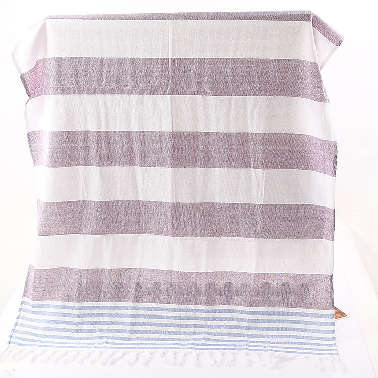 Coastal Stripes | Cotton Beach Towel