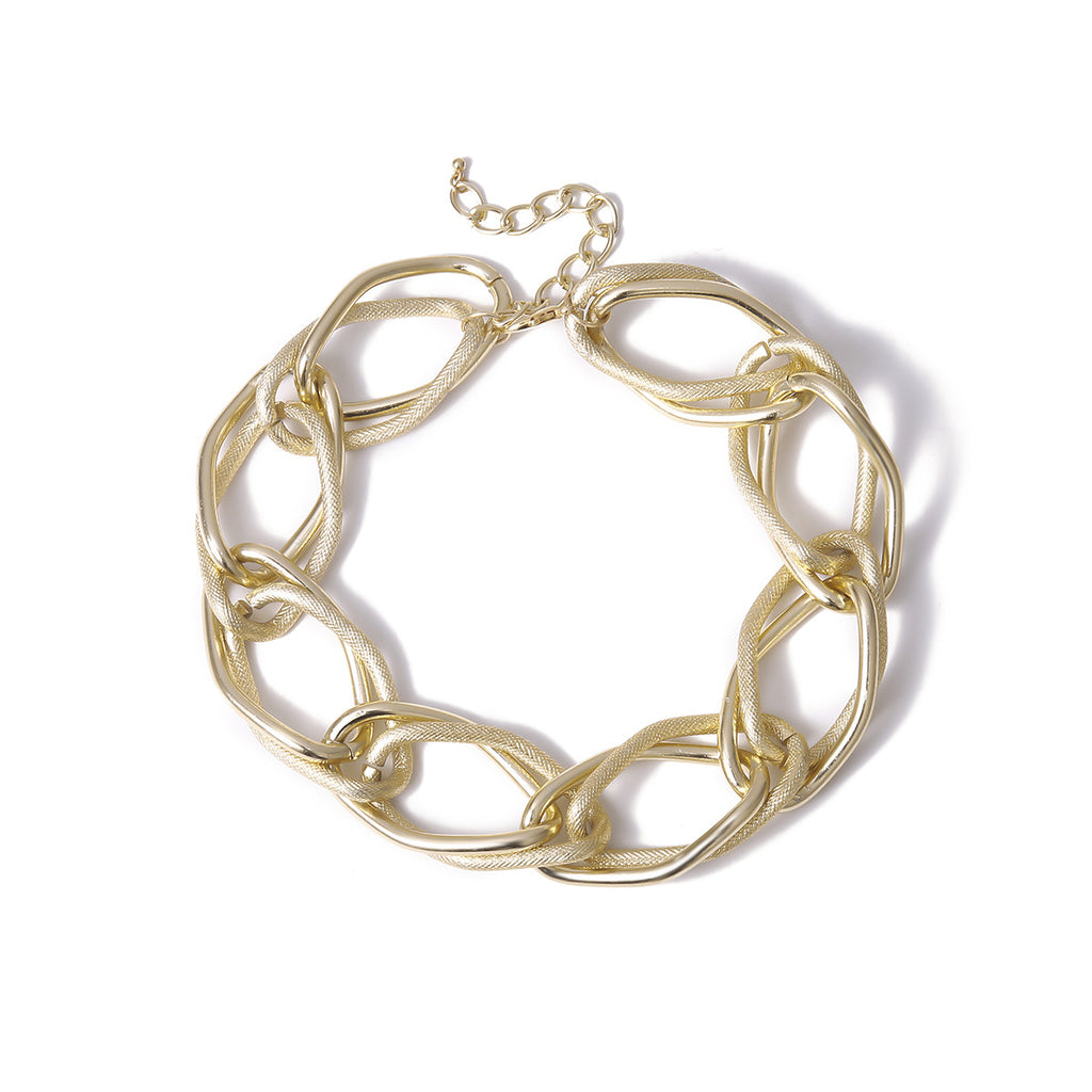 Oversized Chunky Chain Necklace for Women | Bold Gold & Silver Statement Choker