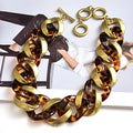 Fashion Necklace Metal Acrylic Female Accessory