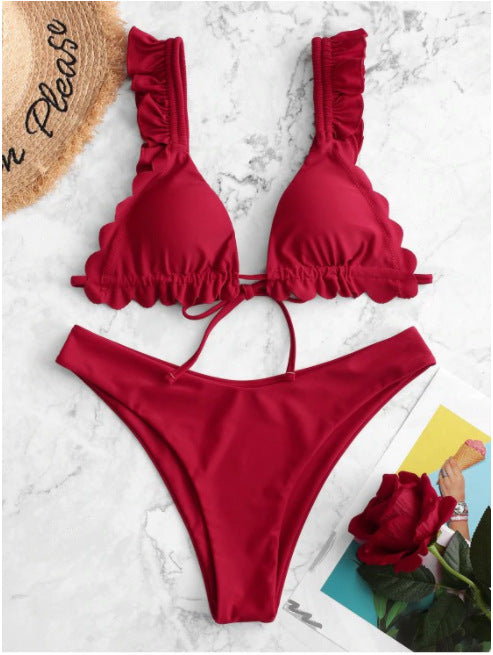 Lace Triangle | Adjustable Bikini Top