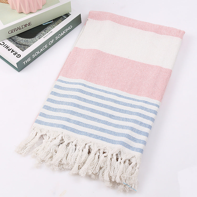 Coastal Stripes | Cotton Beach Towel