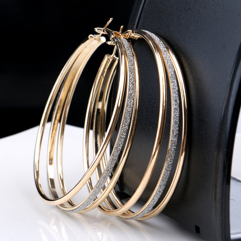 Cascade Elegance | Layered Statement Earrings