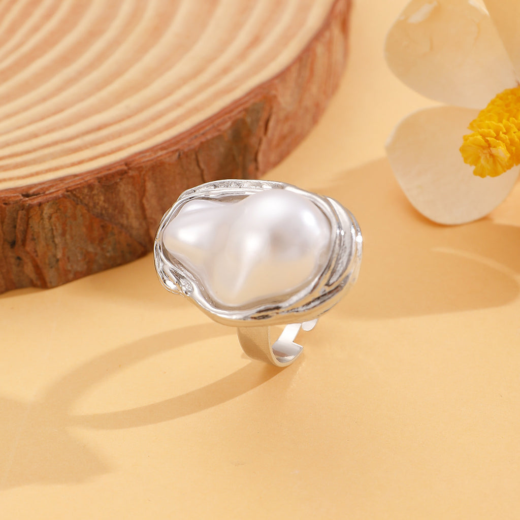 Luxury Gold Baroque Pearl Jewelry Set – Timeless Elegance for Modern Women
