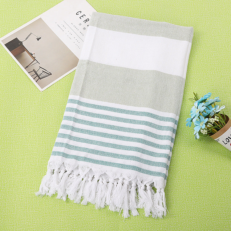 Coastal Stripes | Cotton Beach Towel