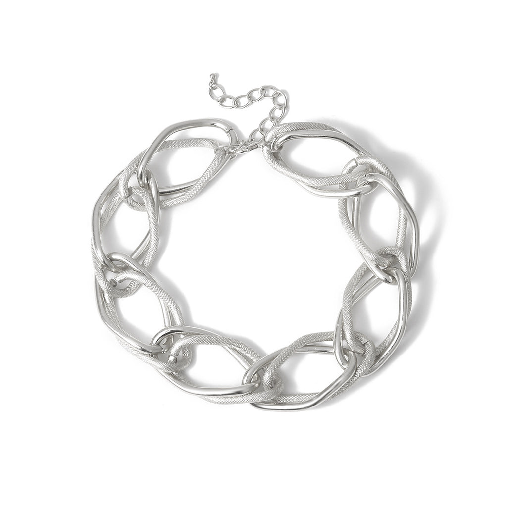 Oversized Chunky Chain Necklace for Women | Bold Gold & Silver Statement Choker
