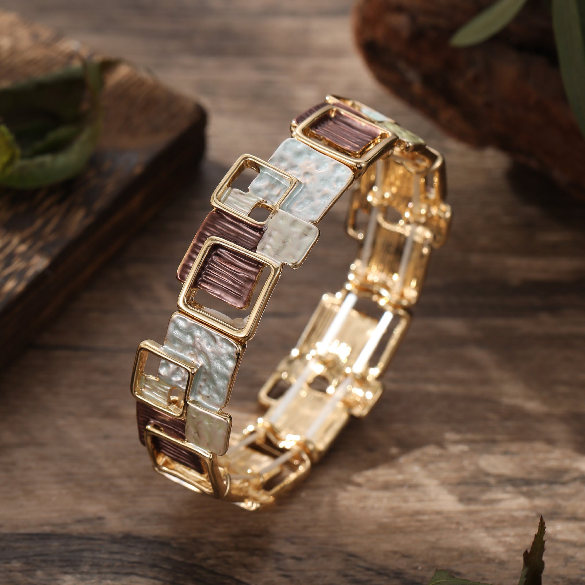 Geometric Enamel Jewelry Set | Colorful Statement