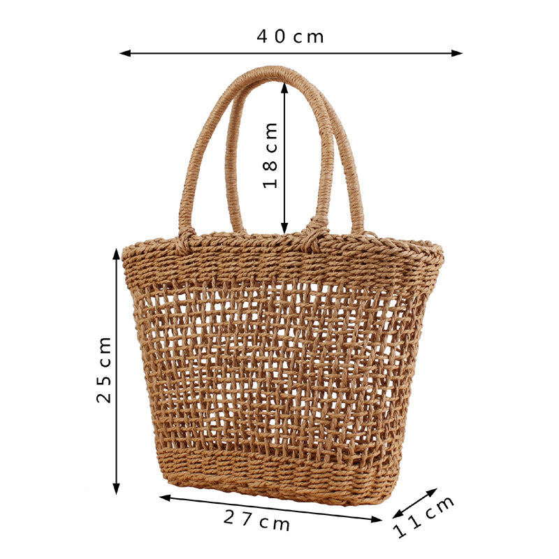 Summer Escape | Hollow Weave Straw Bag