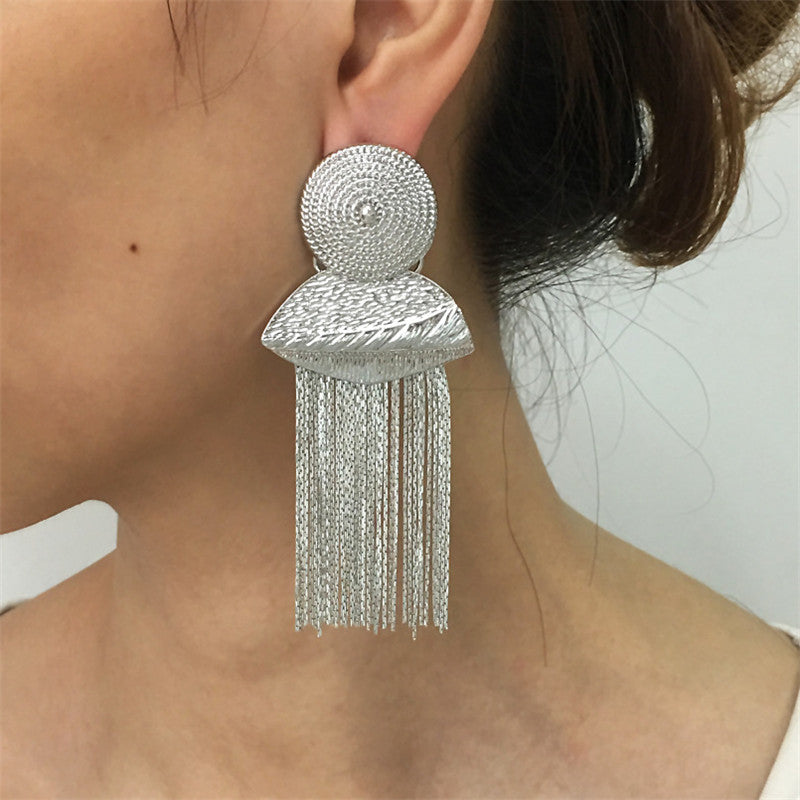 Tassel Drop Earrings – Gold & Silver | Boho Statement Jewelry