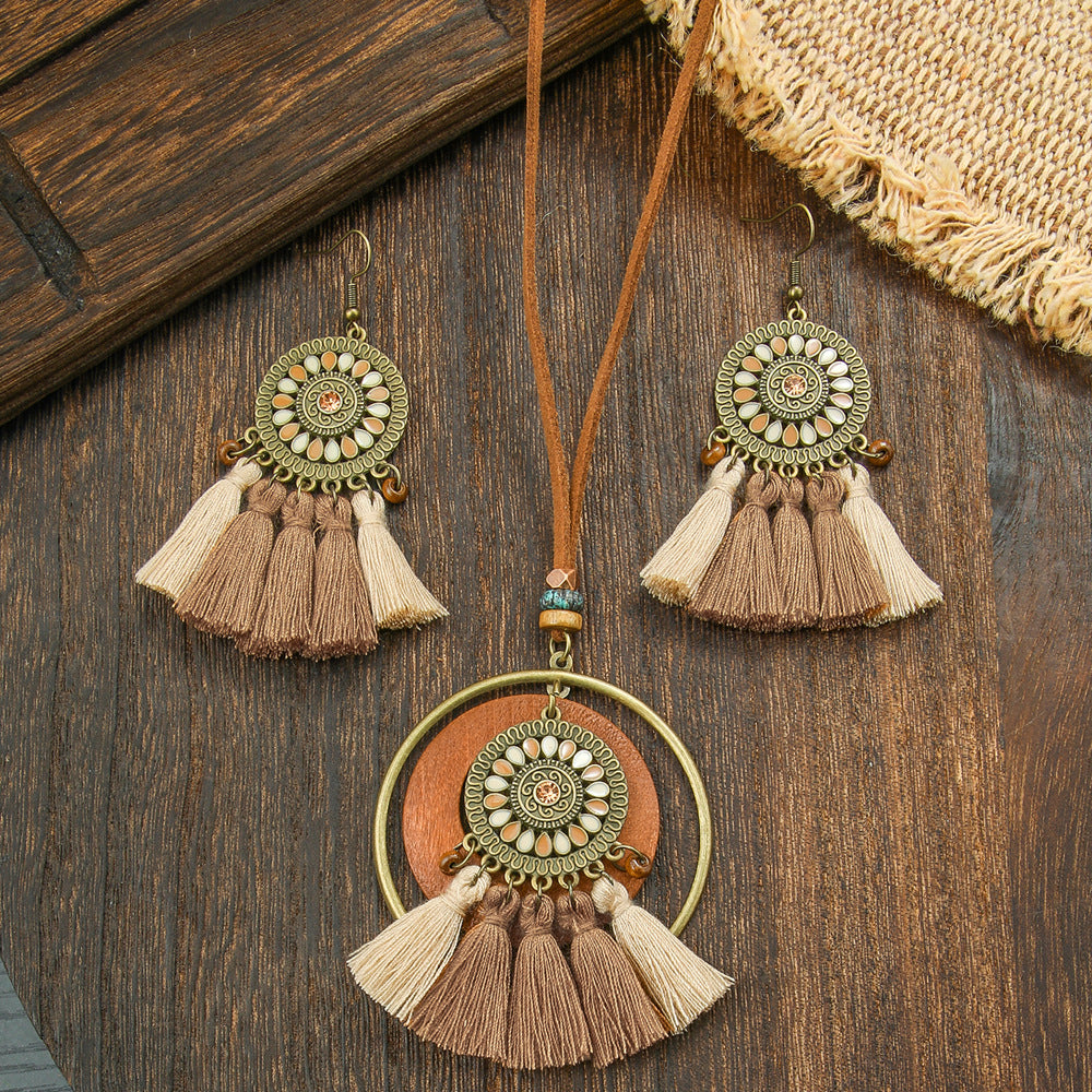 Vintage Bloom | Retro Floral Jewelry Set