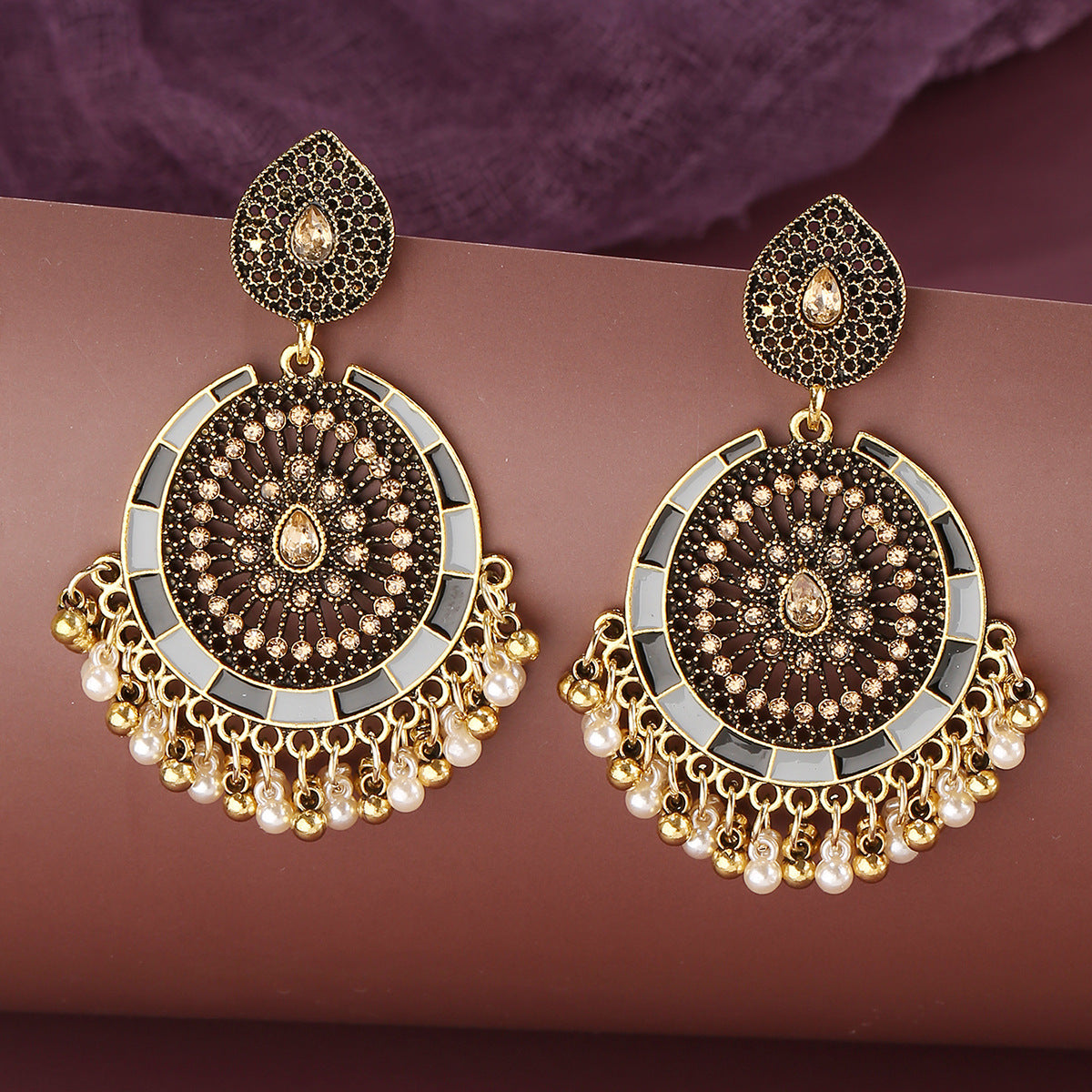 Bohemian Bells | Beaded Drop Earrings