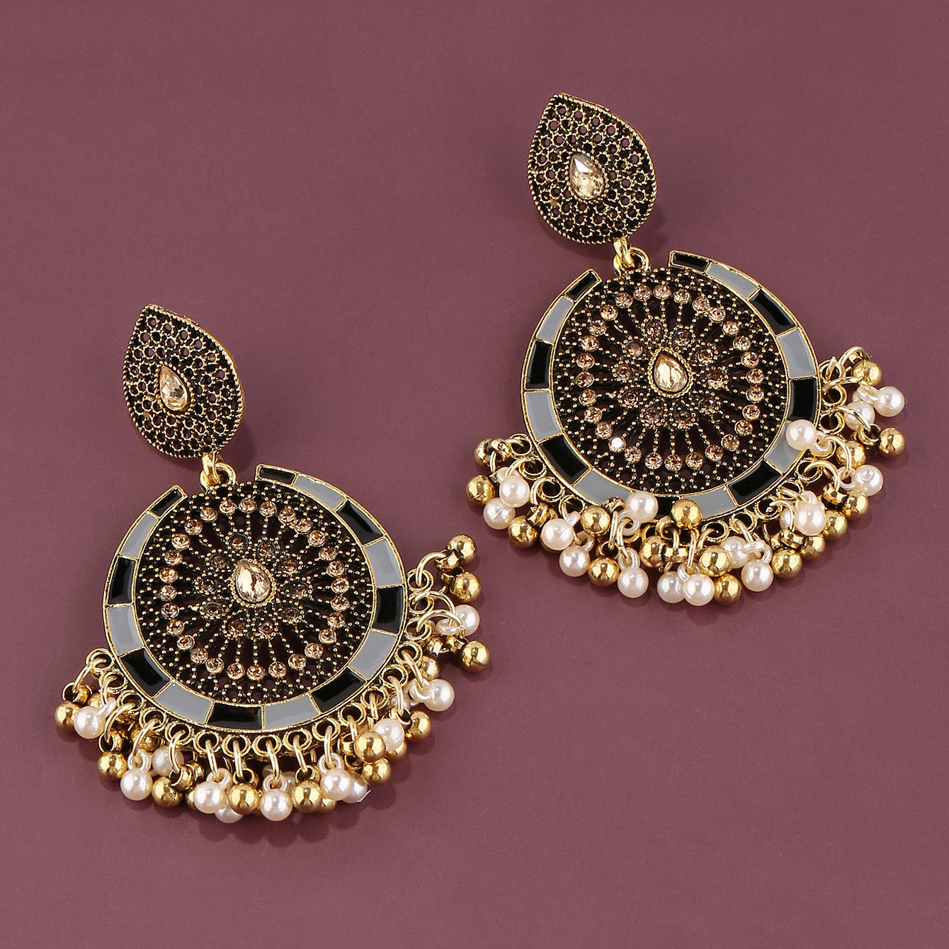 Bohemian Bells | Beaded Drop Earrings