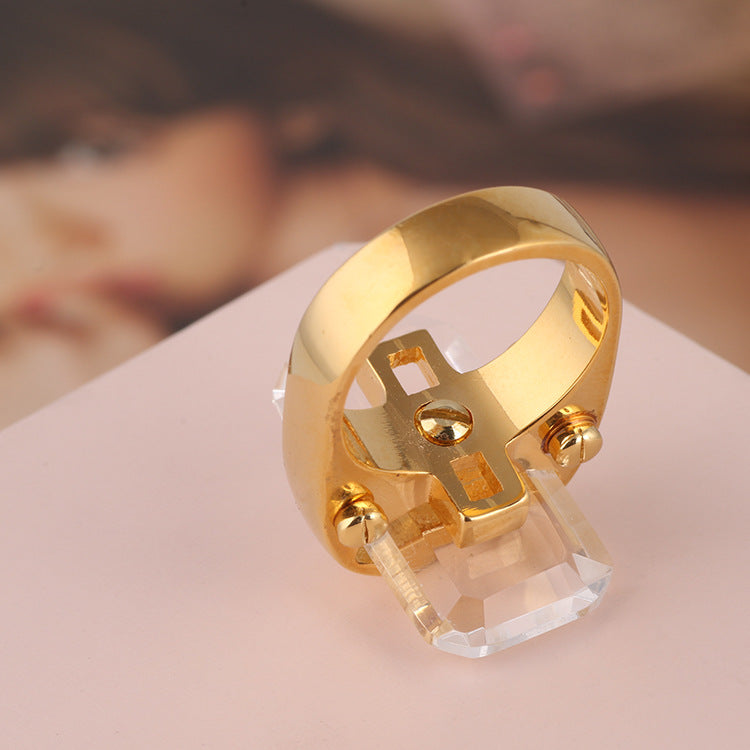 Mystic Earth | Natural Stone Bohemian Ring