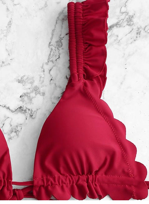 Lace Triangle | Adjustable Bikini Top