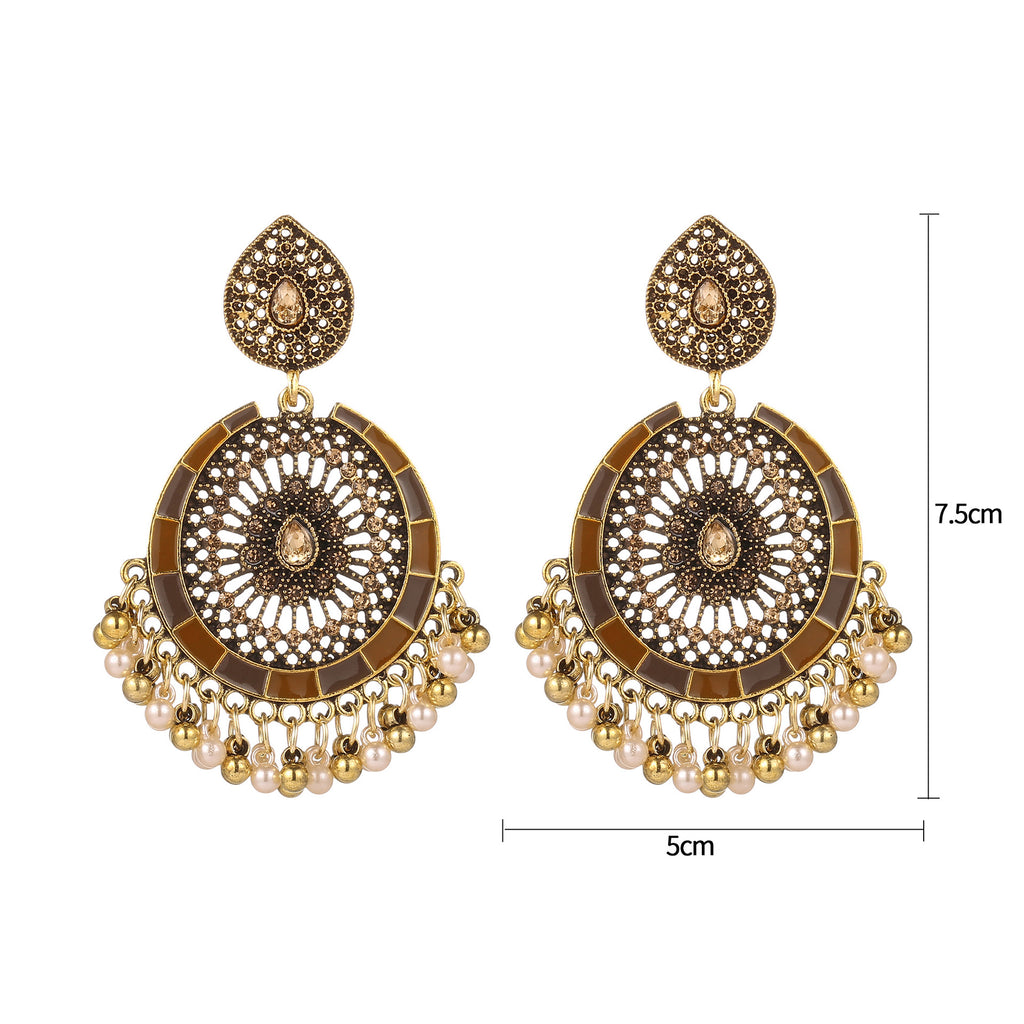 Bohemian Bells | Beaded Drop Earrings