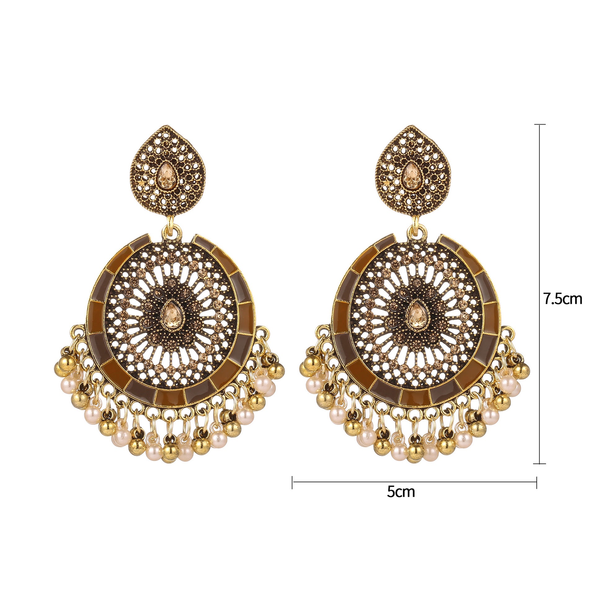 Bohemian Bells | Beaded Drop Earrings