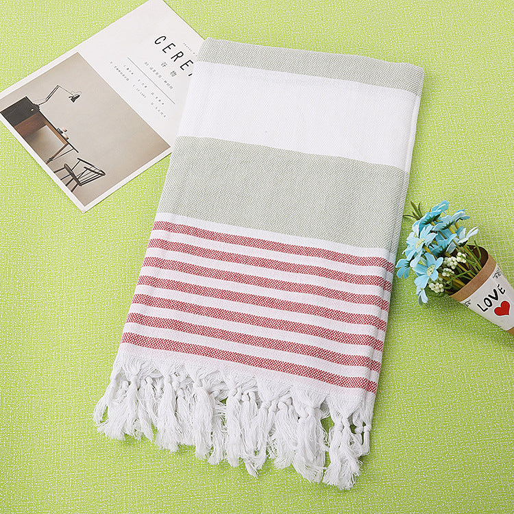 Coastal Stripes | Cotton Beach Towel