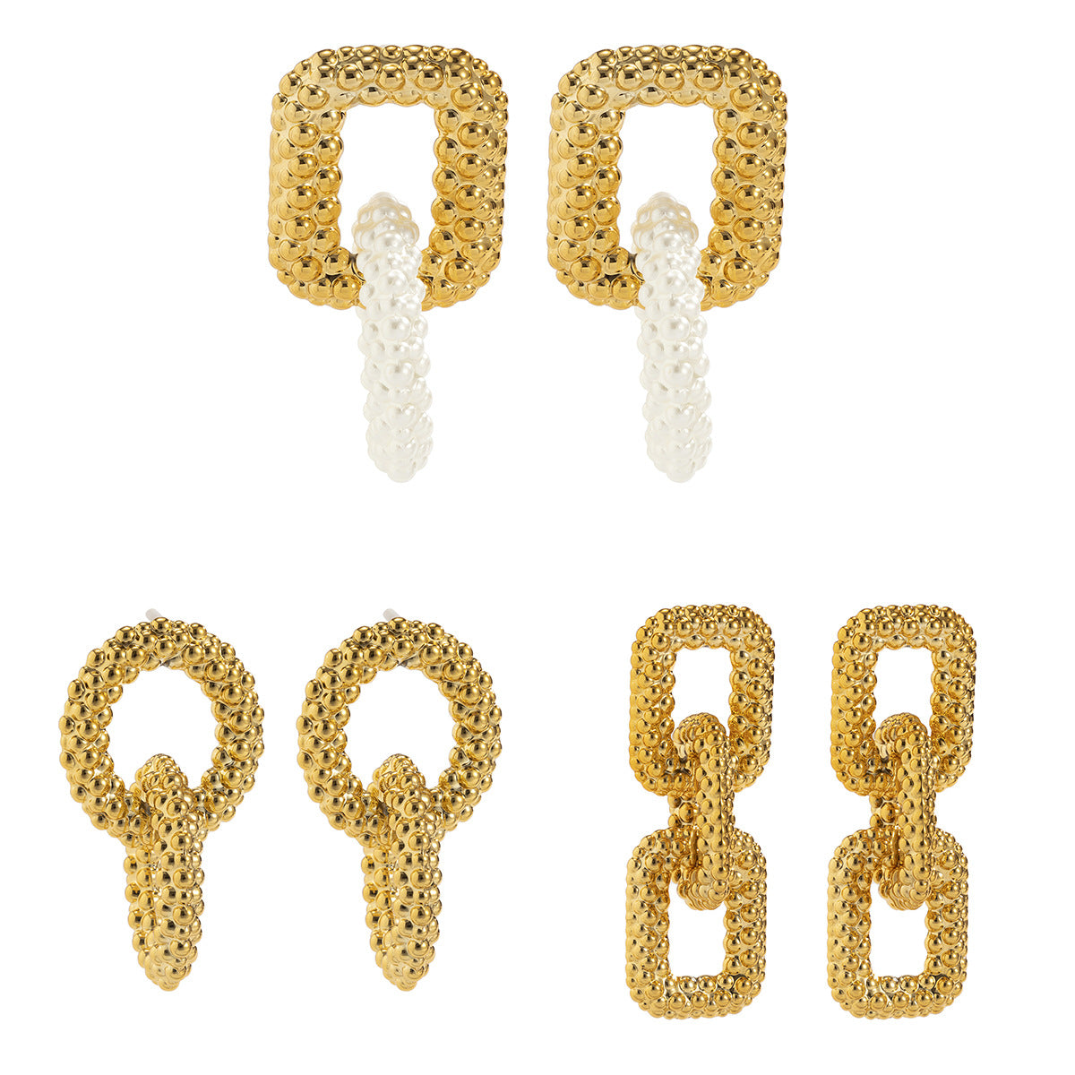 Chunky Gold Earrings for Modern Elegant Women