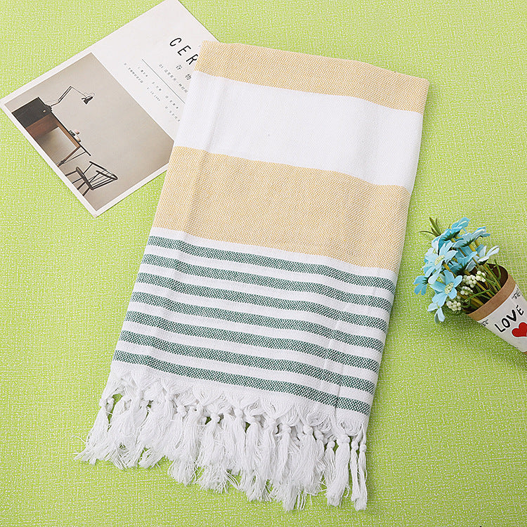 Coastal Stripes | Cotton Beach Towel