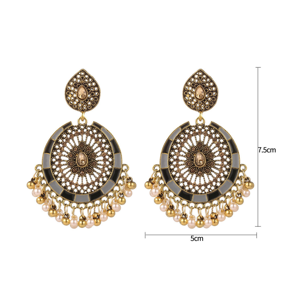 Bohemian Bells | Beaded Drop Earrings