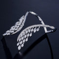 Angel Wings Zirconia Jewelry | Gold-Plated Statement | Luvia