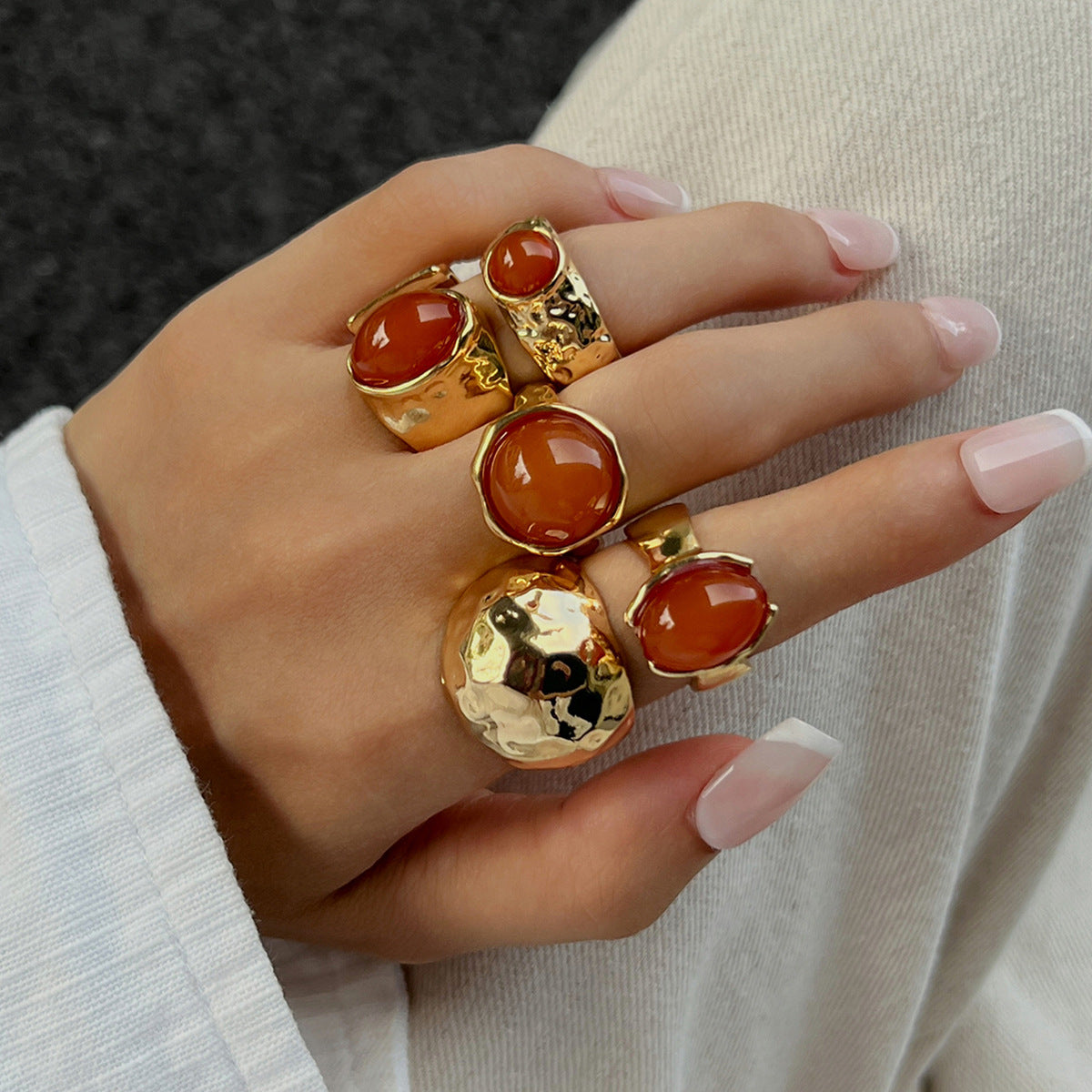 Enchanted Stack | Gemstone Ring Collection