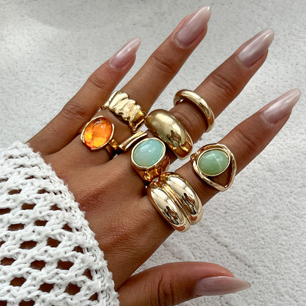 Enchanted Stack | Gemstone Ring Collection