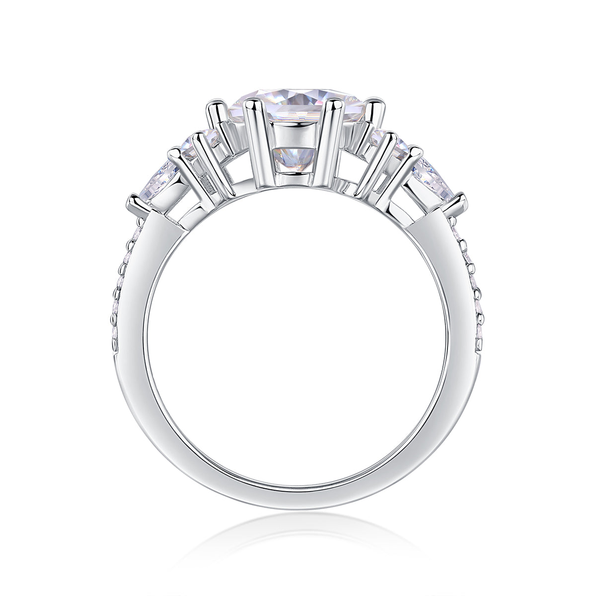 2-Carat Moissanite Ring | S925 Sterling Silver – LUVIA