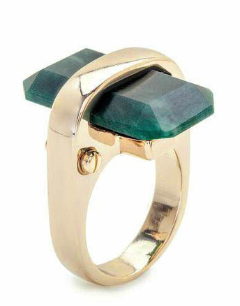 Mystic Earth | Natural Stone Bohemian Ring