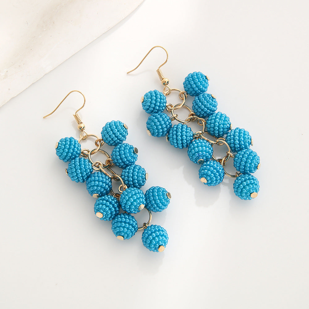Best Friend Summer Earrings – Bold Color Statement Jewelry for Beach Style
