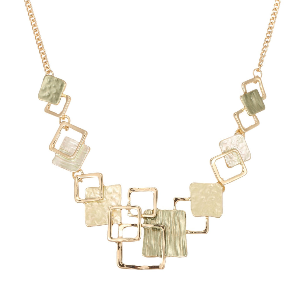 Geometric Enamel Jewelry Set | Colorful Statement