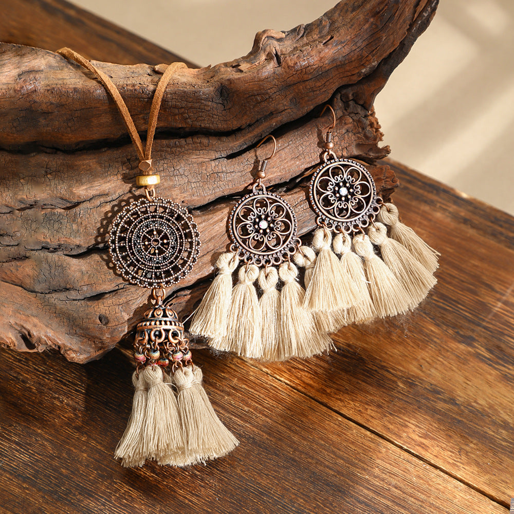 Vintage Bloom | Retro Floral Jewelry Set