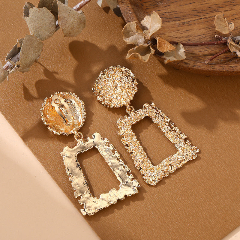 Bold Geometry | Matte Statement Earrings