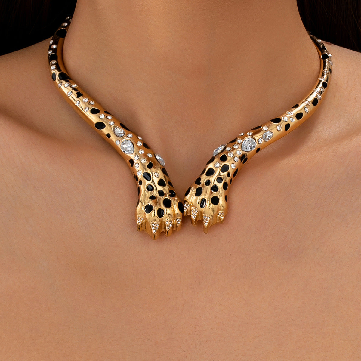 Wild Luxe | Leopard Print Statement Necklace