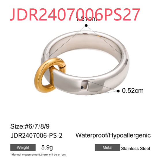 Gold & Silver Stackable Rings Set – Luxury Minimal Statement Jewelry | Luvia Global