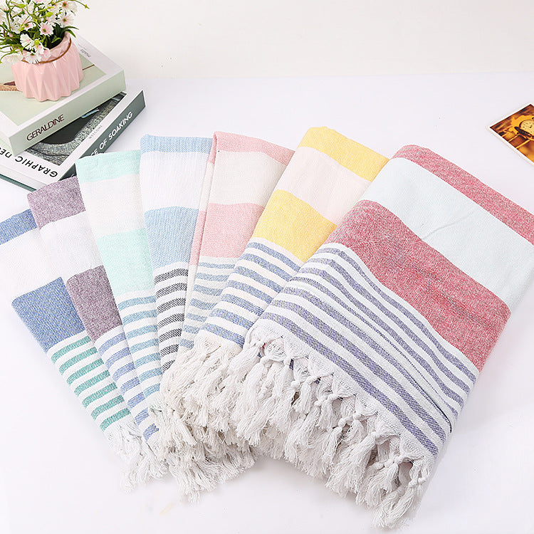 Coastal Stripes | Cotton Beach Towel