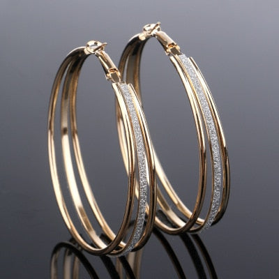 Cascade Elegance | Layered Statement Earrings