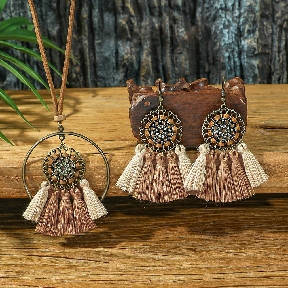 Vintage Bloom | Retro Floral Jewelry Set