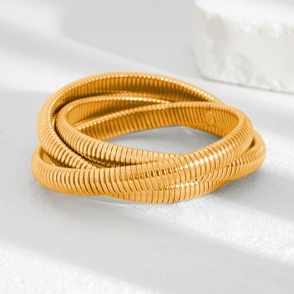 Pearl Multi-Layer Spring Bracelet