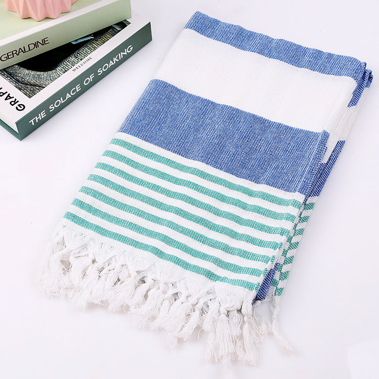 Coastal Stripes | Cotton Beach Towel