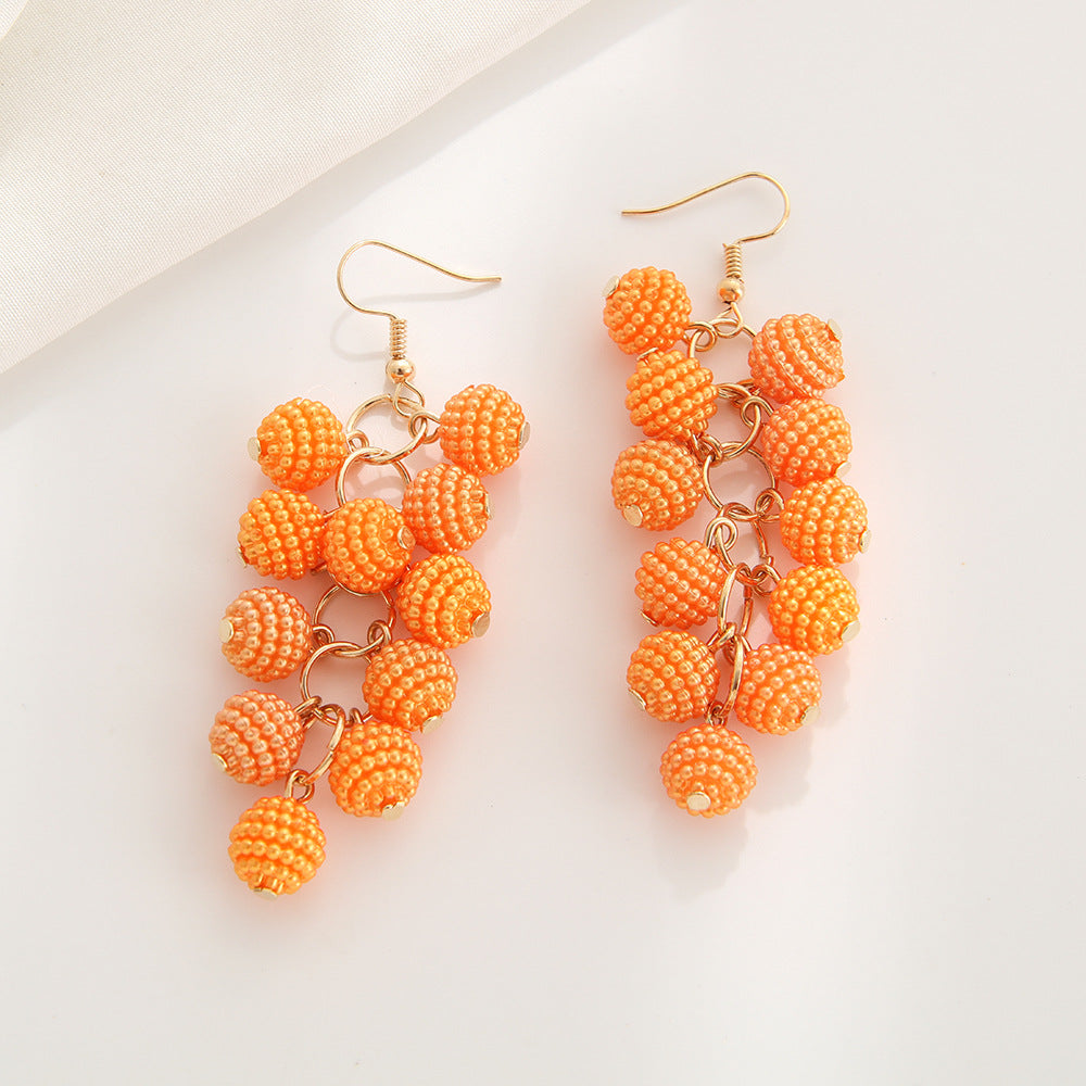 Best Friend Summer Earrings – Bold Color Statement Jewelry for Beach Style