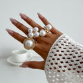 Irregular Polished Metal Ring