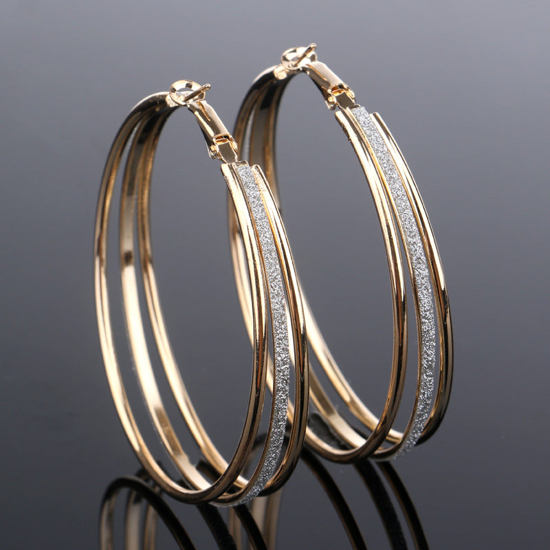 Cascade Elegance | Layered Statement Earrings