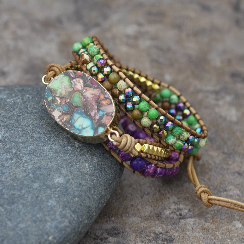 Turquoise Dreams | Layered Bohemian Bracelet