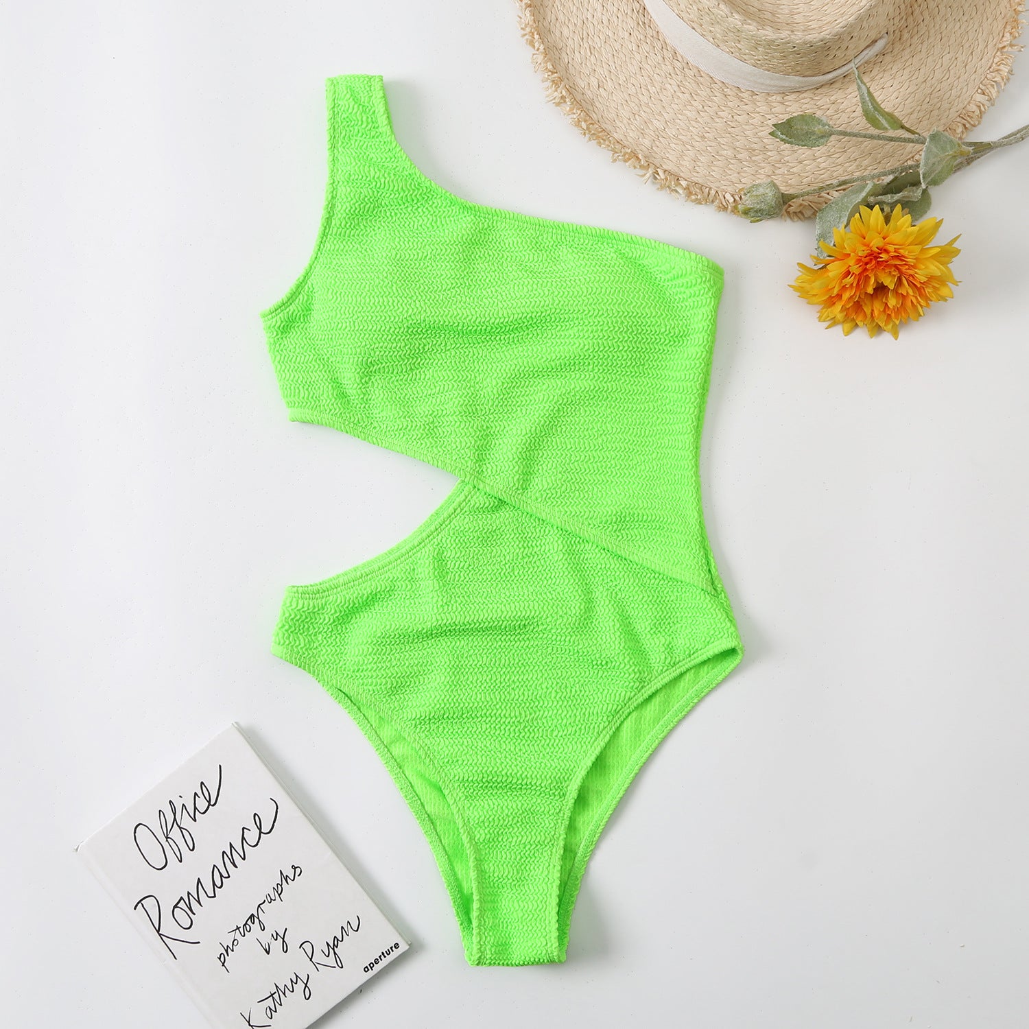 Asymmetric Chic | One-Shoulder Swimsuit