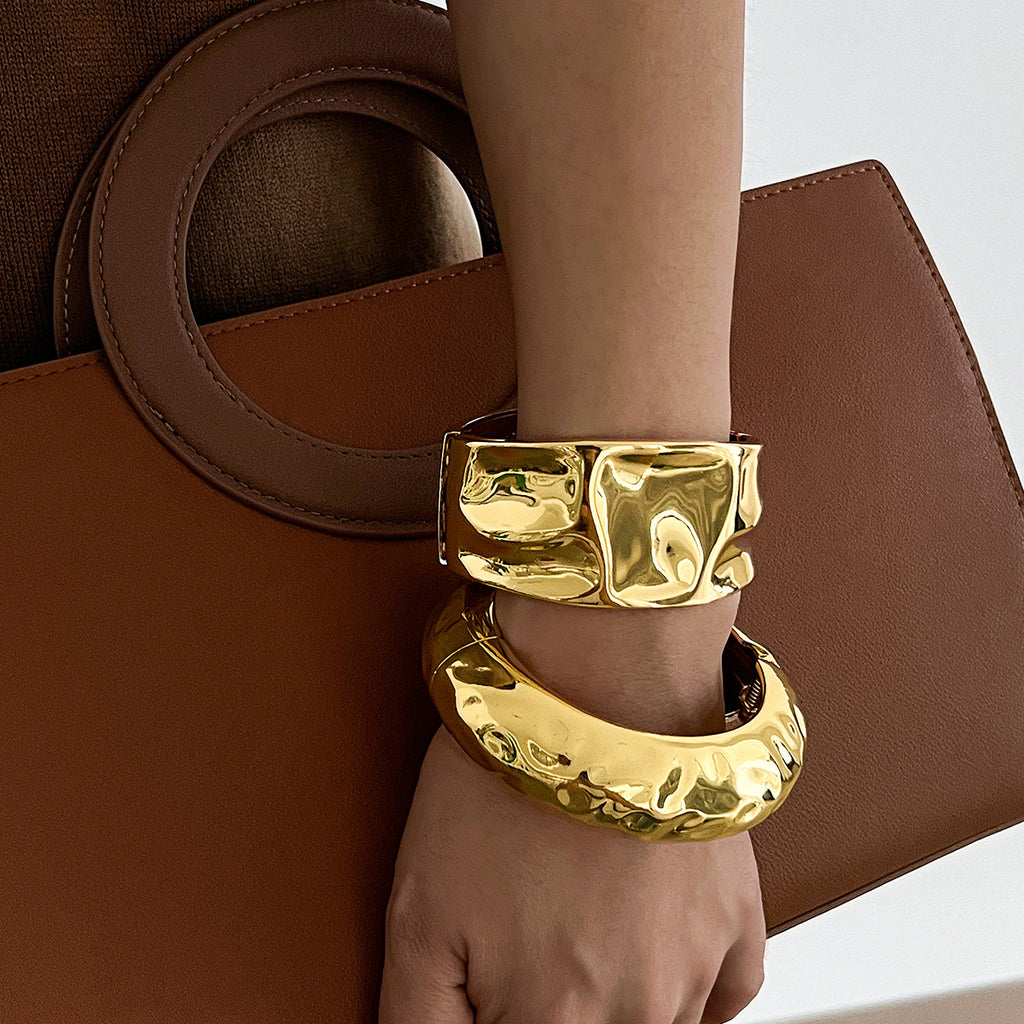 Spring Radiance | Wide Pattern Cuff Bracelet
